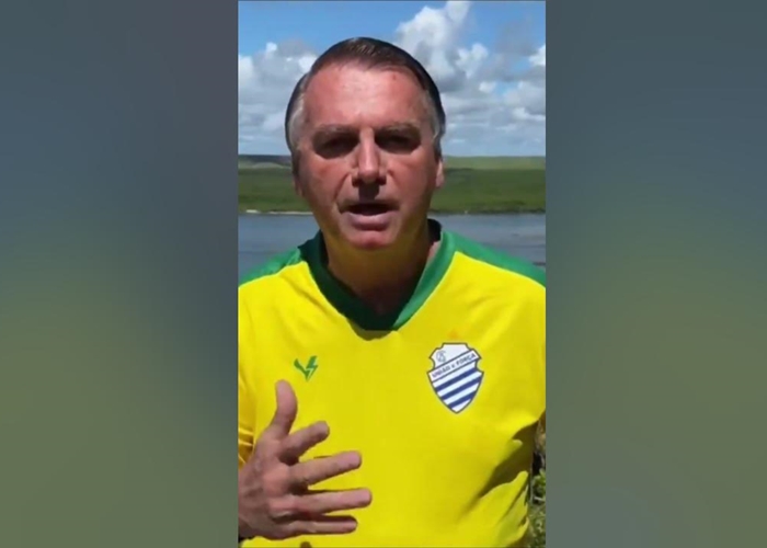 Vídeo – Bolsonaro convoca nova manifestação no Rio de Janeiro para falar sobre minuta golpista